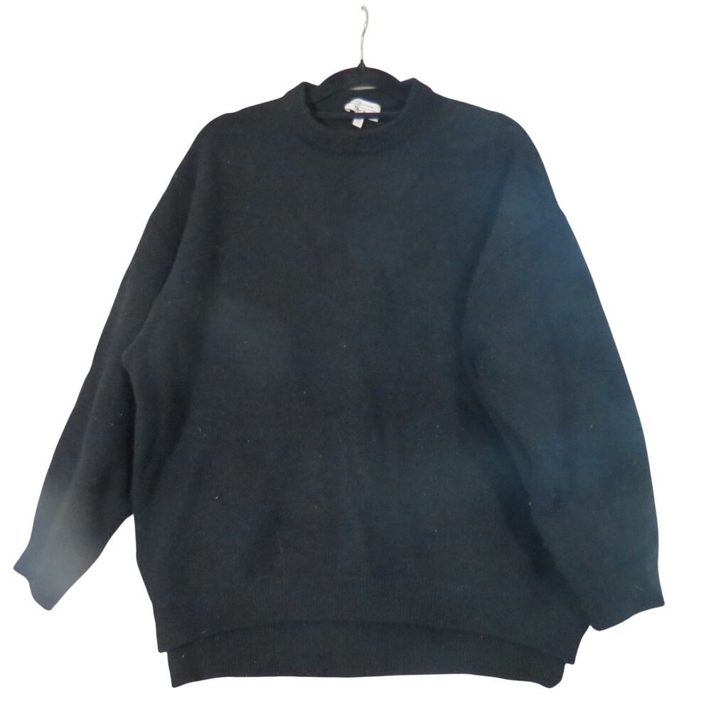 & Other Stories Stockholm Atelier Wool Blend Oversized Sweater Black Size S